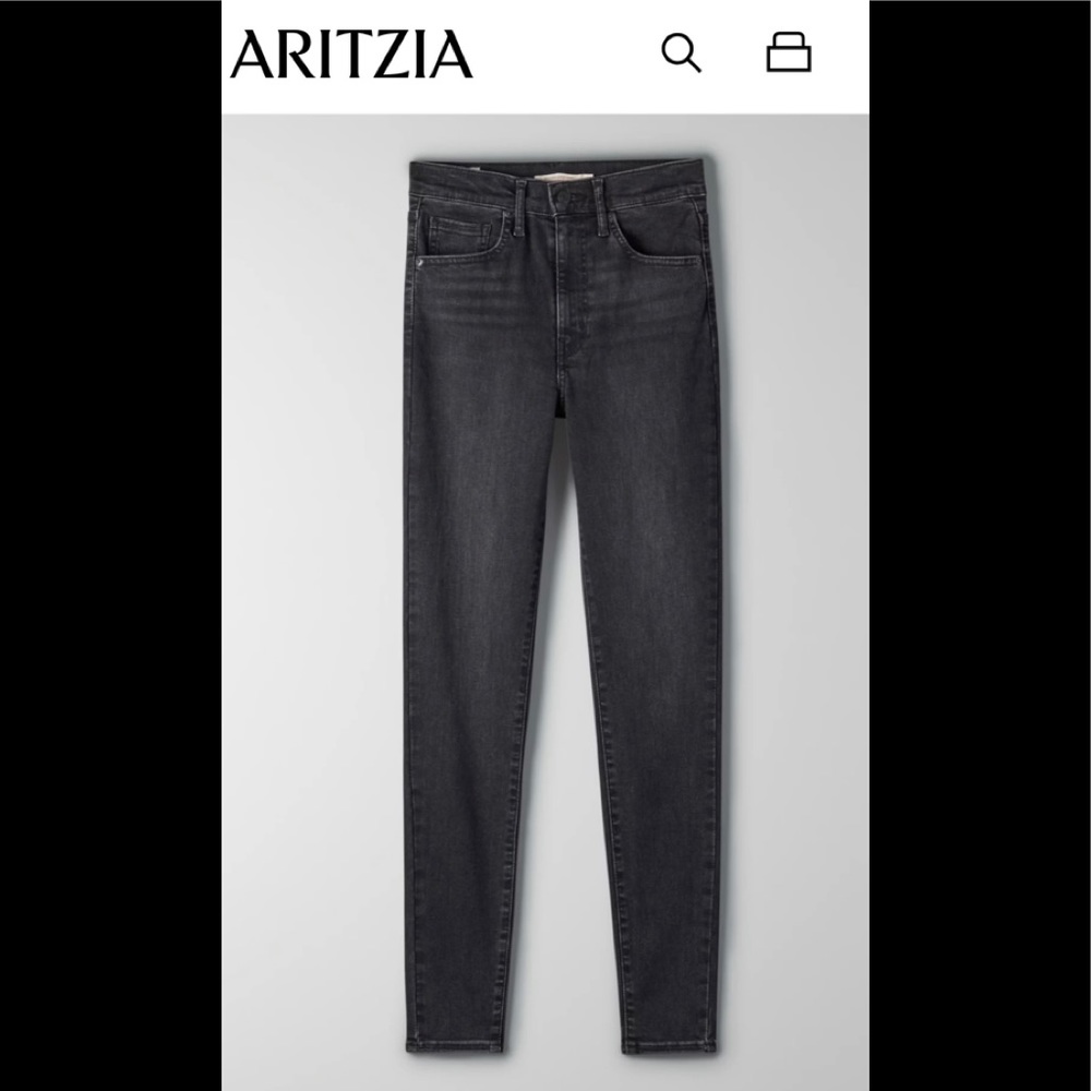 Levis mile high super skinny high waist rise black 26 Levi’s jeans denim pants
